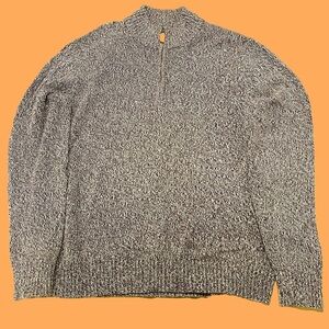 St. John’s Bay Red Burgundy Zip Pullover Sweater XL